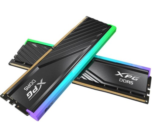 Оперативная память ADATA LANCER BLADE RGB DDR5 DIMM 32GB 6400MHz 2*16GB 32-39-39 1.4V BLACK DUAL TRAY