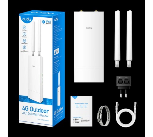 Точка доступа/ Outdoor 4G LTE Cat 6 AC1200 Wi-Fi Gigabit Router Точка доступа/ Outdoor 4G LTE Cat 6 AC1200 Wi-Fi Gigabit Router