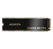 Твердотельный накопитель/ ADATA SSD LEGEND 900 PRO, 1000GB, M.2(22x80mm), NVMe 1.4, PCIe 4.0 x4, 3D NAND, R/W 7400/6000MB/s, IOPs н.д./н.д., TBW 600, DWPD 0.3 (5 лет)