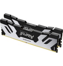 Память оперативная/ Kingston 32GB 6400MT/s DDR5 CL32 DIMM (Kit of 2) FURY Renegade Silver XMP