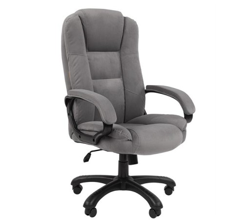 Офисное кресло Chairman Home 600 Россия ткань Т-55 серый