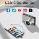 Картридер Vention OTG USB 2.0 CM / MicroSD - Серый