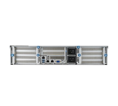 Серверная платформа/ ASUS ESC4000A-E12-SKU1, 2U GPU, 1 x SP5 LGA6096 EPYC 9004 (400W), 12DIMM DDR5, 2 x 2.5" SATA/SAS*/NVMe + 2 x 3.5" SATA/SAS*/NVMe + 2 x 3.5" SATA/SAS*,2 x GbE LAN (I350), 1+1 2600W