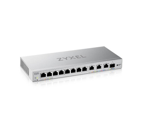 Коммутатор/ Zyxel XGS1250-12 Smart L2 switch , 8xGE, 3x1 / 2.5 / 5 / 10G, 1xSFP +, desktop