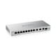 Коммутатор/ Zyxel XGS1250-12 Smart L2 switch , 8xGE, 3x1 / 2.5 / 5 / 10G, 1xSFP +, desktop