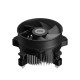 Кулер для ПК/ CPU Cooler PCCooler R120 (95W, 4-pin PWM, 60mm, Al, -mm, 1x95mm, 36.4CFM, 27.8dBA, 2700RPM, S: 1851/1700/1200/115X, black)