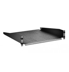 Полка консольная 2U, глубина 400мм, для 19" IT-CQE/STI, RAL9005