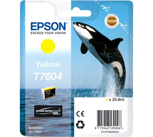 Картридж/ Epson SureColor SC-P600 Yellow