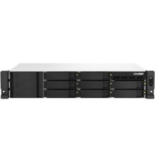 Сетевое хранилище без дисков/ SMB QNAP TS-864eU-RP-8G NAS, 8-tray 3,5"/2,5" w/o HDD, 4-core Intel Celeron N5095 2.0-2.9 GHz, 8GB DDR4 max, 2x2.5GbE LAN, 2U Rackmount, 2x300W PSU.  W/o rail kit RAIL-B02