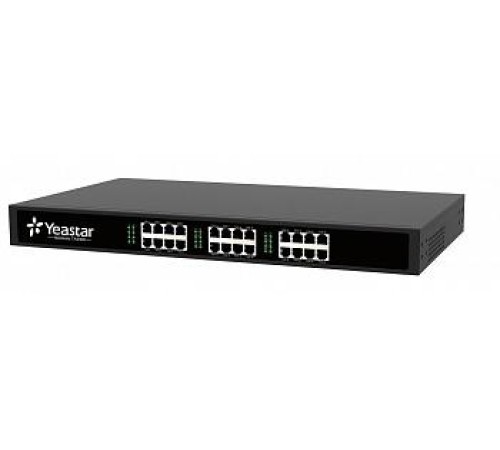 Голосовой шлюз YEASTAR VoIP-FXS-шлюз с поддержкой 24 FXS-линий Голосовой шлюз YEASTAR VoIP-FXS-шлюз с поддержкой 24 FXS-линий