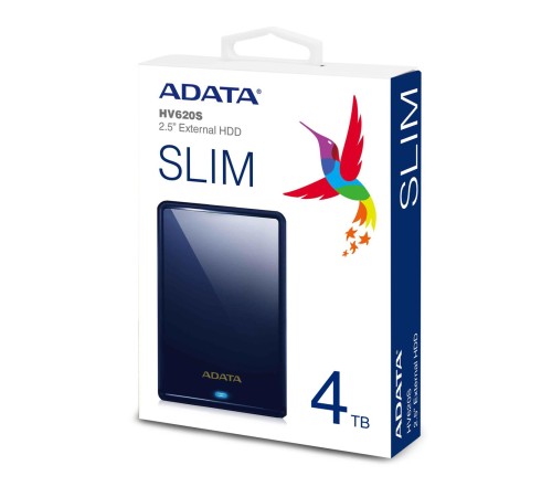 Жесткий диск внешний/ Portable HDD 1TB ADATA HV620S (Blue), USB 3.2 Gen1, 115x78x11.5mm, 152g /3 года/ Жесткий диск внешний/ Portable HDD 1TB ADATA HV620S (Blue), USB 3.2 Gen1, 115x78x11.5mm, 152g /3 года/