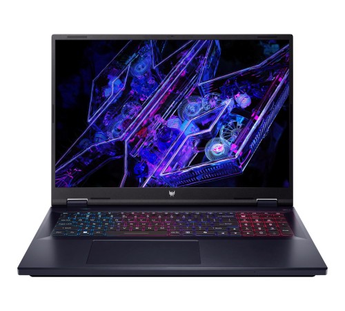 Ноутбук/ ACER Predator Helios Neo 18 PHN18-71-79ZH 18"(2560x1600 (матовый) IPS)/Intel Core i7 14650HX(2.2Ghz)/16384Mb/1024PCISSDGb/noDVD/Ext:nVidia GeForce RTX4060(8192Mb)/Cam/BT/WiFi/65WHr/war 1y/3kg/Black/NoOS