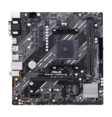 Материнская плата ASUS PRIME A520M-E/CSM, AM4, A520, 2*DDR4,  4*SATA, 1*M.2, 5*USB 3.2, 2*USB 2.0, 1*PCIx16, 2*PCIx1, DVI-D+D-Sub+HDMI, mATX; 90MB1510-M0EAYC