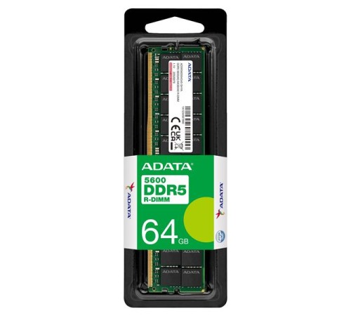 Оперативная память ADATA DDR5 R-DIMM 64GB 5600MHz 1*64GB 46-45-45 SINGLE TRAY
