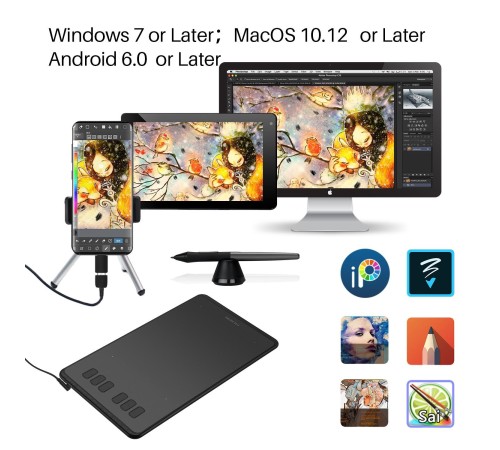 Графический планшет/ Графический планшет Huion INSPIROY H640P