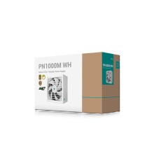 Блок питания Deepcool GAMERSTORM PN1000M WH (ATX 3.1, 1000W, Full Cable Management, PWM 135mm fan, Active PFC, 80+ GOLD, Active PFC + Full Bridge SRC LLC + DC/DC ,Gen5 PCIe, белый) RET