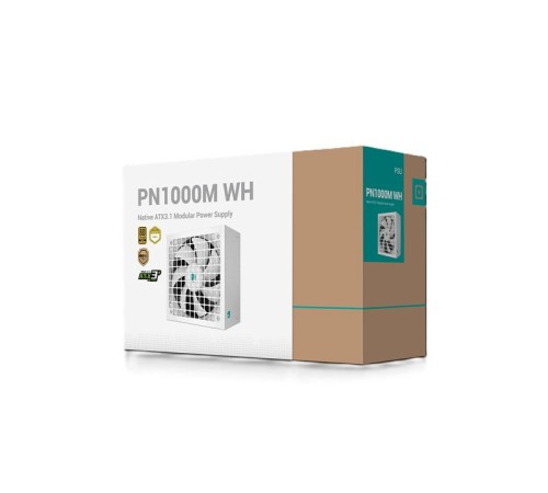 Блок питания Deepcool GAMERSTORM PN1000M WH (ATX 3.1, 1000W, Full Cable Management, PWM 135mm fan, Active PFC, 80+ GOLD, Active PFC + Full Bridge SRC LLC + DC/DC ,Gen5 PCIe, белый) RET Блок питания Deepcool GAMERSTORM PN1000M WH (ATX 3.1, 1000W, Full Cable Management, PWM 135mm fan, Active PFC, 80+ GOLD, Active PFC + Full Bridge SRC LLC + DC/DC ,Gen5 PCIe, белый) RET