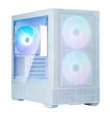 корпус ZALMAN P30 AIR, MATX, WHITE, WINDOW, 2xCombo (3.5'' or 2.5''), 3x2.5", 1xUSB TYPE-C, 1xUSB3.0, FRONT 2x140mm ARGB, REAR 1x140mm ARGB
