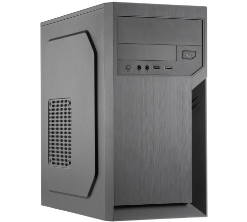 Корпус с блоком питания 500Вт./ Case Foxline FL-702, mATX, 1x5.25EXT, 1x3.5EXT, 2x3.5INT, 2xUSB2.0, HDA, w/o FAN, w/500W ATX PSU, w/1.2m EU pwr cord