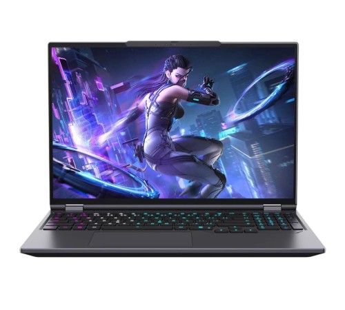 Ноутбук/ CHUWI GameBook 16"(2560x1600 IPS (300Hz) )/AMD Ryzen 9 9955HX(2.5Ghz)/16384Mb/512PCISSDGb/noDVD/Ext:NVIDIA GeForce RTX 5070 Ti(12288Mb)/Cam/BT/WiFi/80WHr/war 1y/2.3kg/Grey/Win11PRO + мышь