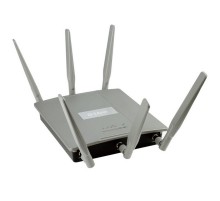 Точка доступа/ AC1750 Wi-Fi PoE Access Point, 2x1000Base-T LAN, 3x4dBi (2.4GHz)+3x6dBi (5GHz) detachable antennas, RJ45 Console, w/o PoE base/power adapter