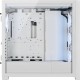 Корпус без блока питания/ Case Corsair iCUE 5000X RGB QL Edition, Midi-Tower, TG, 4x120mm RGB, 2xUSB-A 3.2, 1xUSB 3.2 Type-C, E-ATX, ATX, mATX, mITX White