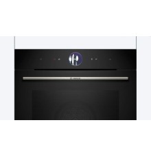 Встраиваемая электрическая духовка BOSCH Home Connect!! Serie 8, духовой шкаф-пароварка,черный, 21 режим + комбинированные режимы, функция приготовление на пару 100%, 4-слойное остекление, 3 цветных текстовых TFT-дисплея 2,5" с сенсорным управлением,