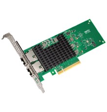 Сетевая карта/ Intel® Ethernet Network Adapter X710-T2L, Dual Ports RJ45, X710-AT2, 10GbE/5GbE/2.5GbE/1GbE/100Mb, PCIe v3.0 (8.0GT/s), QoS, VMDq, SR-IOV, iSCSI/NFS