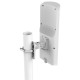 Точка доступа MikroTik mANTBox 2 12s with 12dBi 120 degrees 2.4Ghz sector antenna, Dual Chain 802.11bgn wireless, 600MHz CPU, 64MB RAM, 1x Gigabit LAN, PSU, POE, pole mount,  RouterOS L4