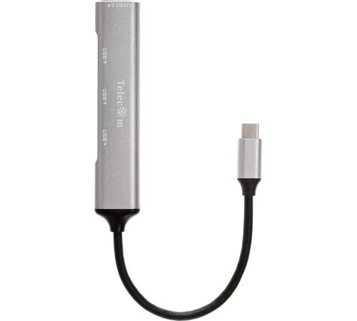 Переходник/ Переходник USB 3.1 Type-C-->USB3.0+3 USB2.0, Aluminum Shell, 0.2м Telecom <TA308C> Переходник/ Переходник USB 3.1 Type-C-->USB3.0+3 USB2.0, Aluminum Shell, 0.2м Telecom <TA308C>