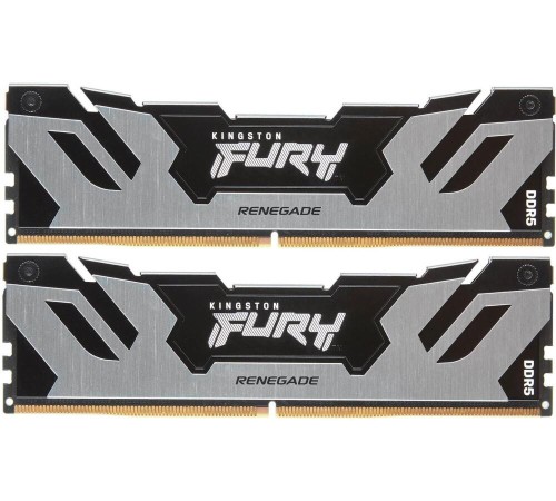 Память оперативная/ Kingston 96GB 6000MT/s DDR5 CL32 DIMM (Kit of 2) FURY Renegade Silver XMP Память оперативная/ Kingston 96GB 6000MT/s DDR5 CL32 DIMM (Kit of 2) FURY Renegade Silver XMP