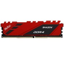 Оперативная память Netac Shadow 16GB DDR4-3200 (PC4-25600) C16 16-20-20-40 1.35V XMP Memory module (DIMM) Red
