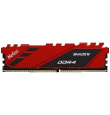 Оперативная память Netac Shadow 16GB DDR4-3200 (PC4-25600) C16 16-20-20-40 1.35V XMP Memory module (DIMM) Red