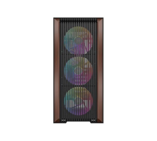 Корпус ПК без блока питания/ Case SAMA Z60 Black, Midi-Tower, TG, 4x140mm ARGB, 2xUSB 3.0 + 1xUSB 3.1 Type-C, E-ATX, ATX, mATX, mITX Black