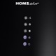 Кухонная вытяжка HOMSair/ Кухонная вытяжка HOMSair ART 1050WL 35 ЧЕРНЫЙ, комбинированное управление, LED освещение, 3 режима работы, производительность 1050 м3/ч, уровень шума 65 дБ