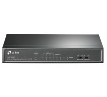 коммутатор TP-Link TL-SF1008LP, 8-Port 10/100 Mbps Desktop Switch with 4-Port PoE, 41 W, 250m