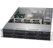 Корпус Supermicro SuperChassis 2U 825TQC-R1K03LPB/ no HDD(8)LFF/ no fixed LFF(2)/ 7xLP/ 2x1000W Titanium(12" x 13", 13.68" x 13", 12" x 10")E-ATX, ATX/ Backplane 8xSATA3/SAS3