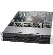 Корпус Supermicro SuperChassis 2U 825TQC-R1K03LPB/ no HDD(8)LFF/ no fixed LFF(2)/ 7xLP/ 2x1000W Titanium(12" x 13", 13.68" x 13", 12" x 10")E-ATX, ATX/ Backplane 8xSATA3/SAS3
