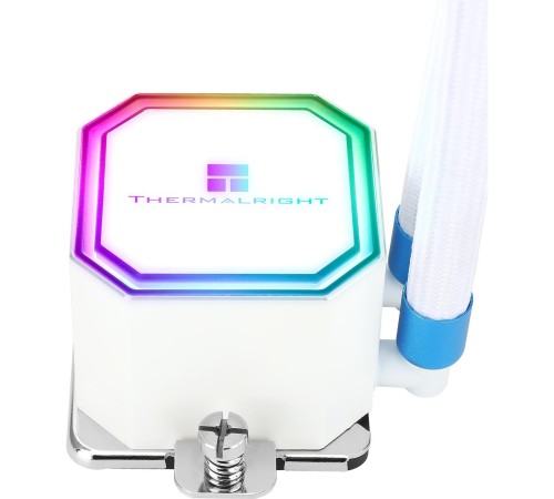 Система жидкостного охлаждения/ Water Cooling System Thermalright Frozen Prism 360 White (360mm, Black, ARGB/ Fans: 3x120mm, 70.4CFM, 27dBA, 1850RPM/ Pump height 53mm, 23dBA, 3300RPM, Rad thickness 27mm/ S: 1700, 1200, 20XX, 115X, AM5, AM4) Система жидкостного охлаждения/ Water Cooling System Thermalright Frozen Prism 360 White (360mm, Black, ARGB/ Fans: 3x120mm, 70.4CFM, 27dBA, 1850RPM/ Pump height 53mm, 23dBA, 3300RPM, Rad thickness 27mm/ S: 1700, 1200, 20XX, 115X, AM5, AM4)