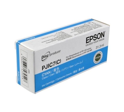 Картридж/ EPSON C13S020688 PJIC7 Cyan Discproducer Ink PP100. Картридж/ EPSON C13S020688 PJIC7 Cyan Discproducer Ink PP100.