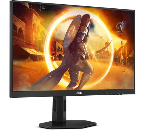 Монитор 27" AOC 27G4X 1920x1080, WLED, 16:9, Fast IPS, 300cd, 1000:1, 80M:1, 1ms, 178/178, HDMI*2, DP, 180Hz, Speakers, HAS, Pivot, Tilt, Swivel, Внут, VESA, Black/Grey, 3y