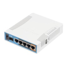 Точка доступа wi-fi MikroTik hAP ac  with 720MHz CPU, 128MB RAM, 5x Gigabit LAN, built-in 2.4Ghz 802.11b/g/n three chain wireless with integrated antennas, built-in 5Ghz 802.11ac three chain wireless with integrated ante