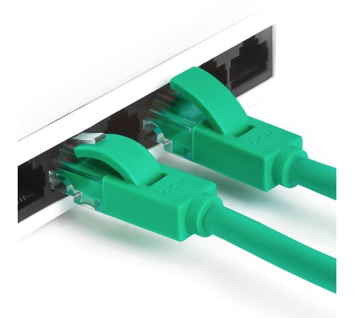 Greenconnect Патч-корд прямой 2.0m, UTP кат.5e, зеленый, позолоченные контакты, 24 AWG, литой, GCR-LNC05-2.0m, ethernet high speed 1 Гбит/с, RJ45, T568B Greenconnect Патч-корд прямой 2.0m, UTP кат.5e, зеленый, позолоченные контакты, 24 AWG, литой, GCR-LNC05-2.0m, ethernet high speed 1 Гбит/с, RJ45, T568B