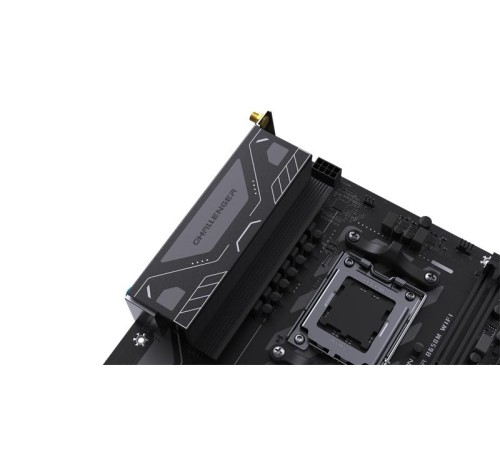 Материнская плата MAXSUN MS-Challenger B650M WIFI, AM5, B650, 2*DDR5, 3*SATA3, M.2, 4*USB 3.2, 2*USB 2.0, 1*PCIEx16, 1*PCIEx1, DP+HDMI, mATX