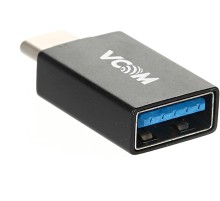 Переходник/ Переходник OTG USB 3.1 Type-C --> USB 3.0 Af (мет. корпус) VCOM <CA431M>