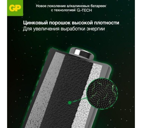 Элемент питания Алкалиновые батарейки c технологией G-tech GP Ultra Plus Alkaline 24А AАA - 2 шт. на блистере (2 шт.) Элемент питания Алкалиновые батарейки c технологией G-tech GP Ultra Plus Alkaline 24А AАA - 2 шт. на блистере (2 шт.)