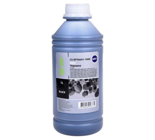 -/ Чернила Cactus CS-EPT6641-1000 T6641 черный 1000мл для Epson L100/L110/L120/L132/L200/L210/L222/L300