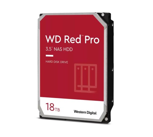 Жесткий диск/ HDD WD SATA3 18Tb Red Pro 7200 512Mb 1 year warranty