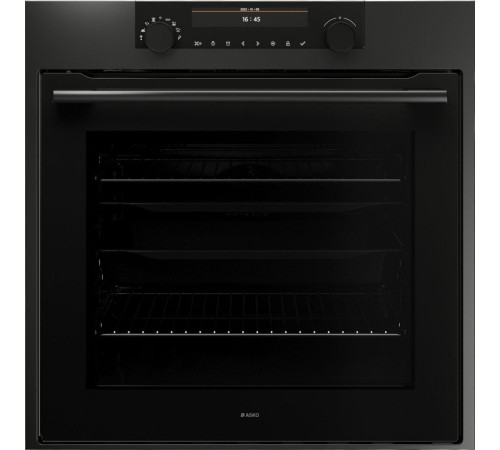 Встраиваемые электрические духовки ASKO/ Арт. 742130 ; 59.5x59.5x54.6, гриль, сенсорное управление, TFT дисплей, пиролитическая очистка, таймер, антрацит