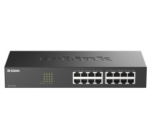 коммутатор D-Link Неуправляемый коммутатор, 16x100Base-TX, корпус металл